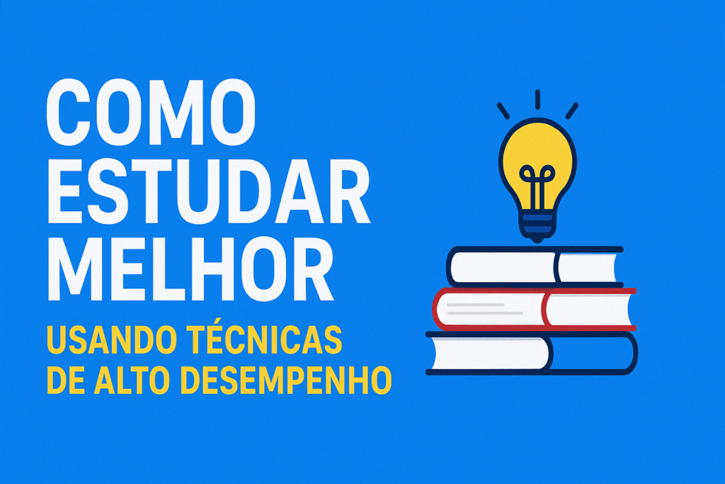 Aprenda como Estudar Melhor usando técnicas de alto desempenho, memorização e foco. Guia completo com métodos práticos para resultados reais.