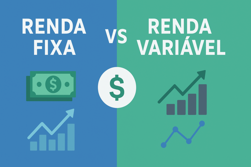 Renda Fixa vs Renda Variável: entenda as diferenças, compare riscos e descubra qual opção é melhor para você começar a investir com segurança.
