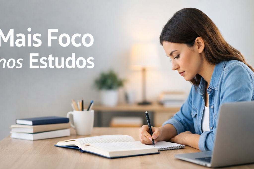 Descubra O Guia Completo para Melhorar Sua Concentração nos Estudos e aumente seu foco, produtividade e resultados rapidamente.